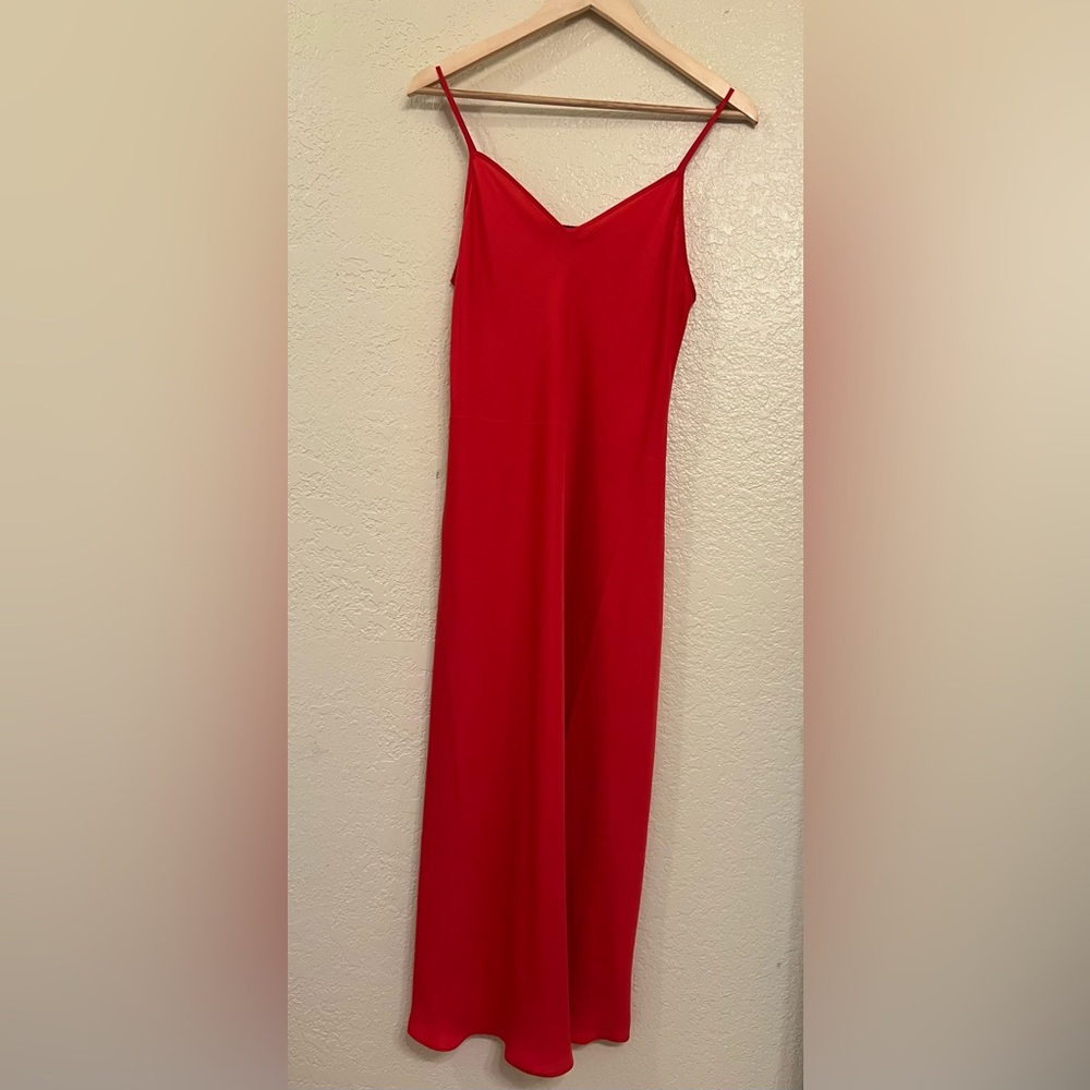 🌹ALL SAINTS 🌹 BRYONY V-NECK MIDI SLIP DRESS. Size 10 - Picture 3 of 7